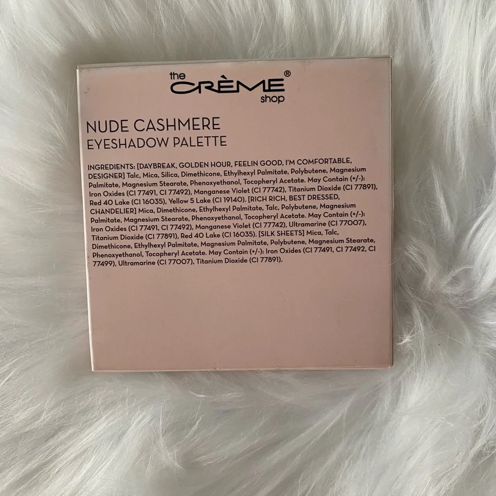 The crème shop nude cashmere 9 color palette